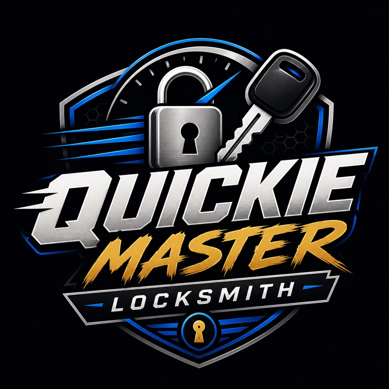 QUICKIE MASTER LOCKSMITH Logo